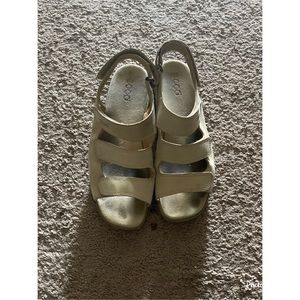 Ecco Women's Cream Sandals